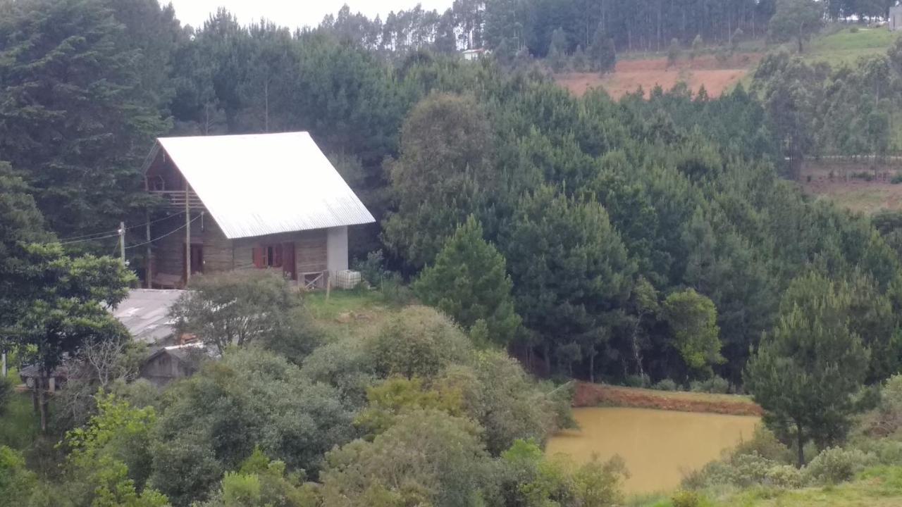 Chale Estancia Ouro Verde Lages Bagian luar foto
