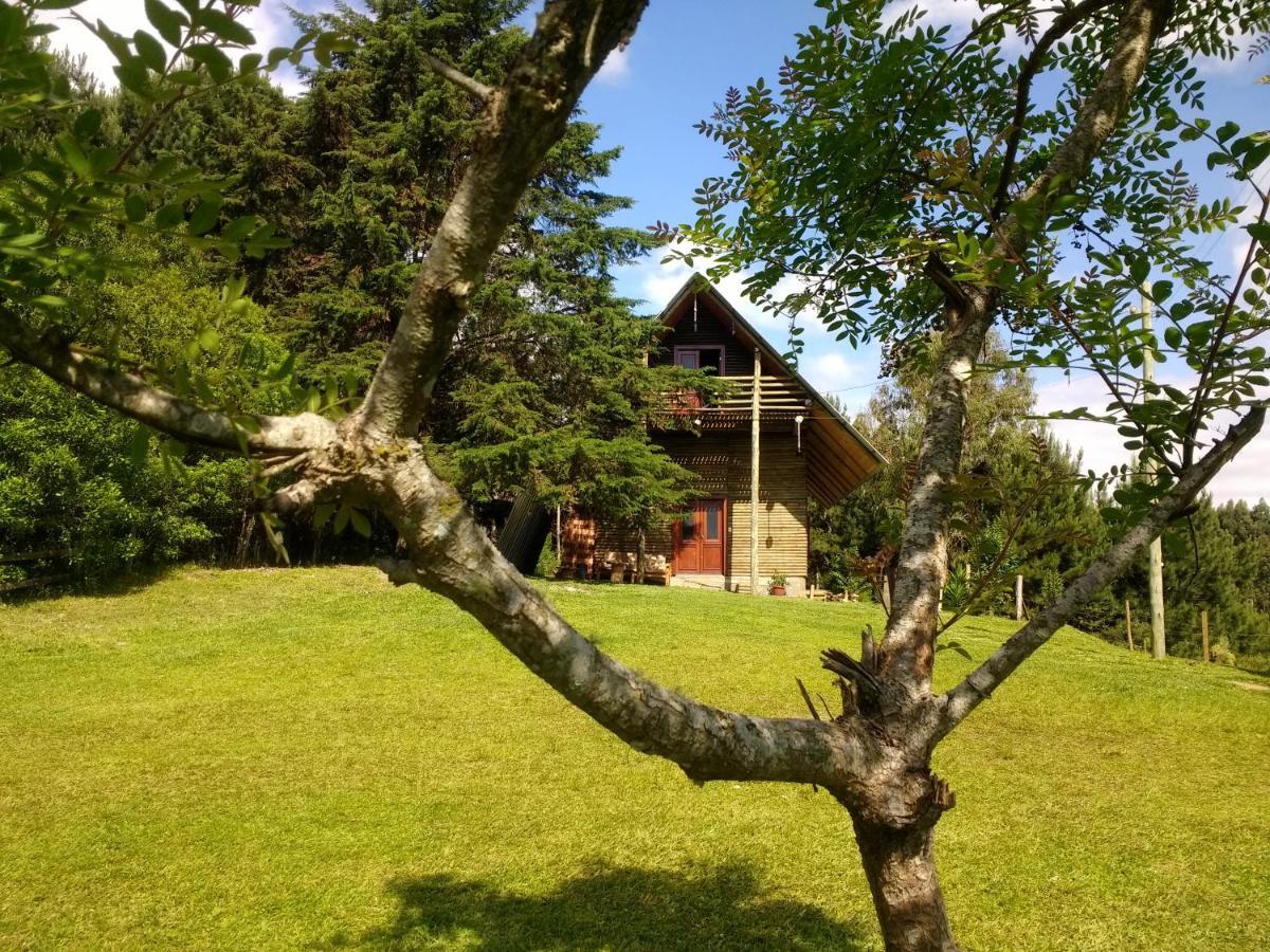 Chale Estancia Ouro Verde Lages Bagian luar foto