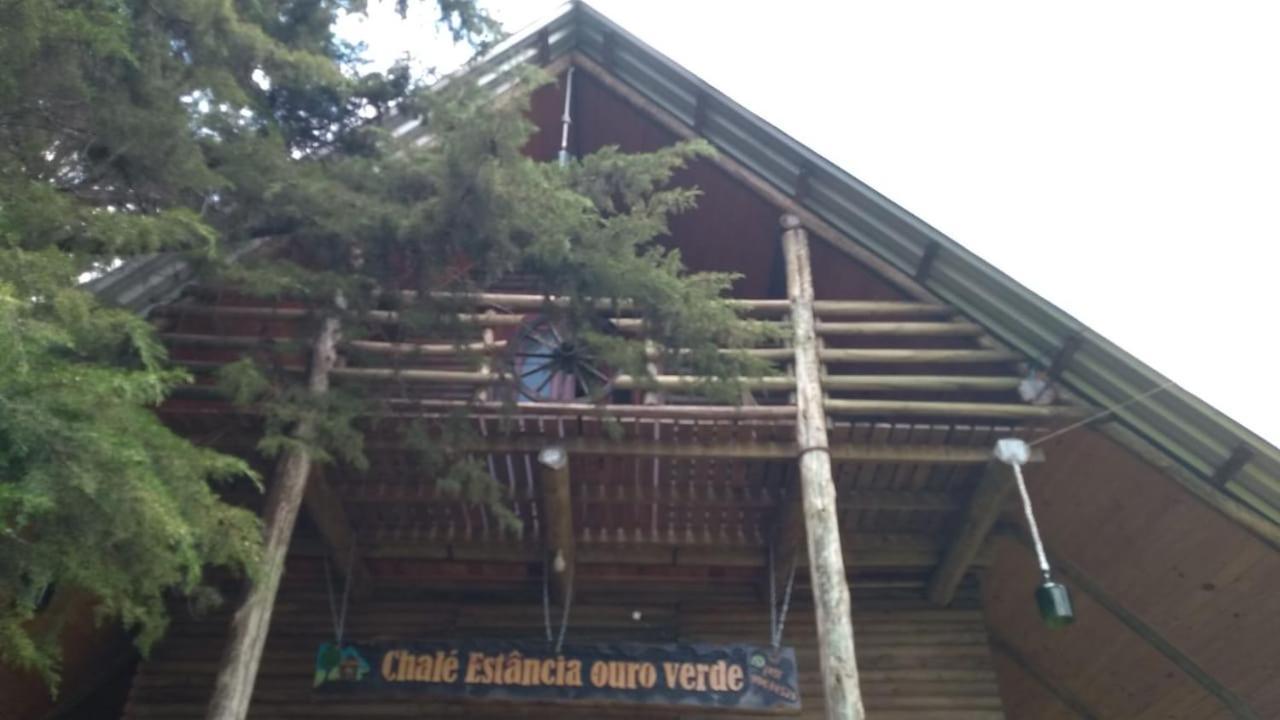 Chale Estancia Ouro Verde Lages Bagian luar foto