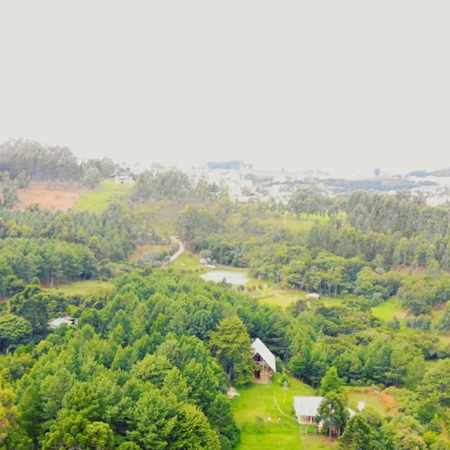 Chale Estancia Ouro Verde Lages Bagian luar foto