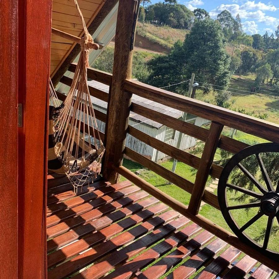 Chale Estancia Ouro Verde Lages Bagian luar foto