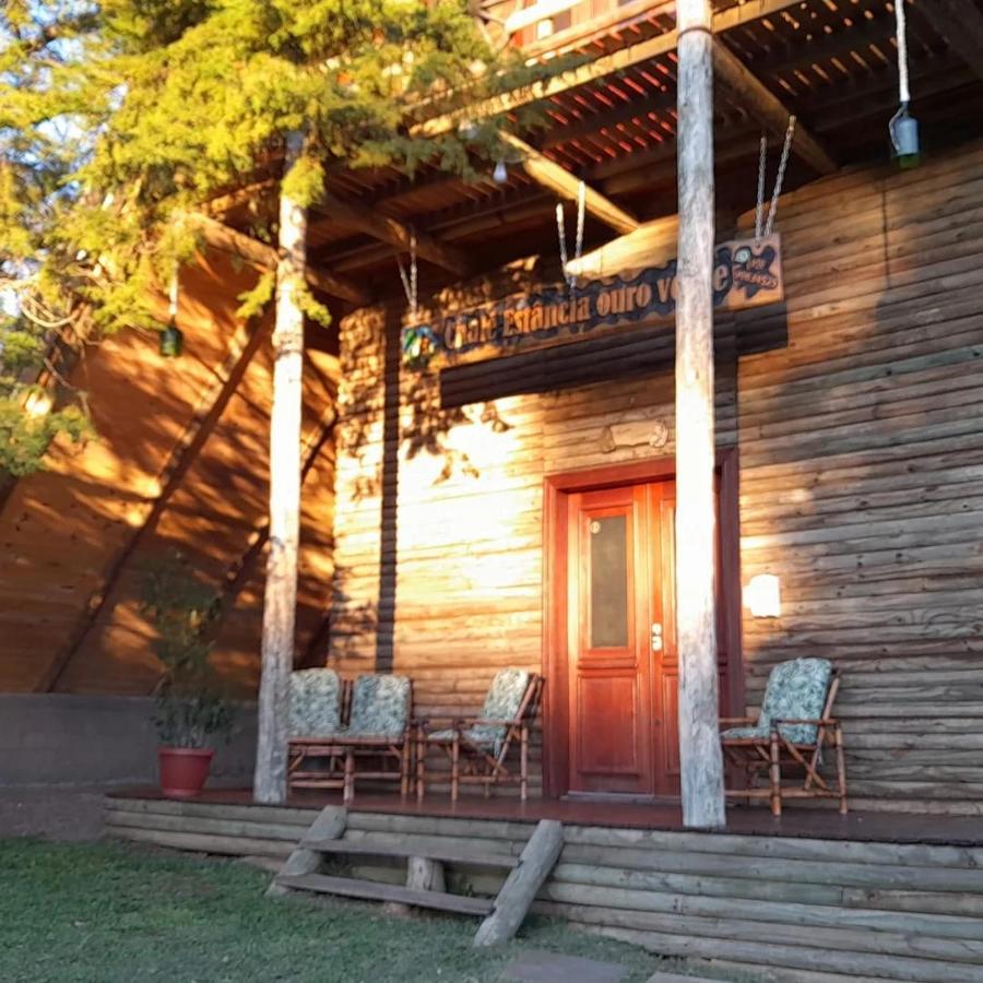 Chale Estancia Ouro Verde Lages Bagian luar foto