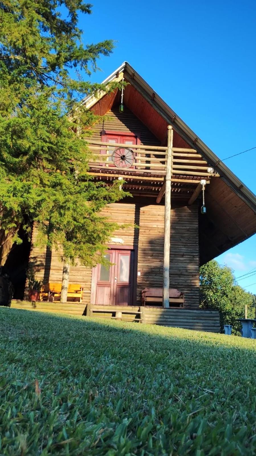 Chale Estancia Ouro Verde Lages Bagian luar foto